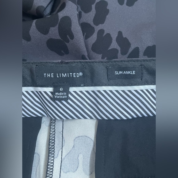 The Limited Slim Ankle Animal Print Pants Slacks Women’s Size 6 - Picture 3 of 4